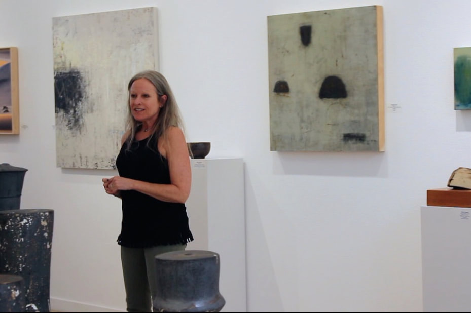 Madeline Garrett artist talk at 10 West Gallery Santa Barbara CA