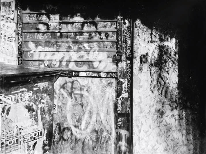 Madeline Garrett graffiti dumpster greenwich NYC
