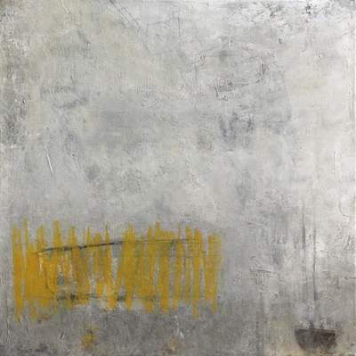 Madeline Garrett gray abstract painting